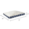 thumbnail image 5 of Vibrant Life Holiday Large Deluxe Gusset Pillow Pet Bed, Lucky Fair Isle, 42" x 32", 5 of 6