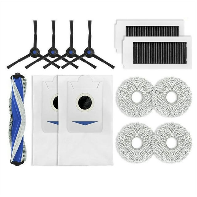 Para X5 PRO Accesorios para Robot de Barrido Bolsa para el Polvo Consumibles para Fregona Elementos Filtrantes del Cepillo de Rodillo Lateral Cepillo Lateral B
