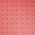 thumbnail image 1 of Ahgly Company Machine Washable Indoor Square Transitional Fire Engine Red Area Rugs, 4' Square, 1 of 7