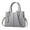 Grey, variant on Handbag For Women, Women's Satchel Handbags Ladies Purse Shoulder Bags Tote Leather Bag Purse For Women Leather Tote Bag Purse, Satchel Shoulder Top Handle Bags With Zipper Black Purses For Women