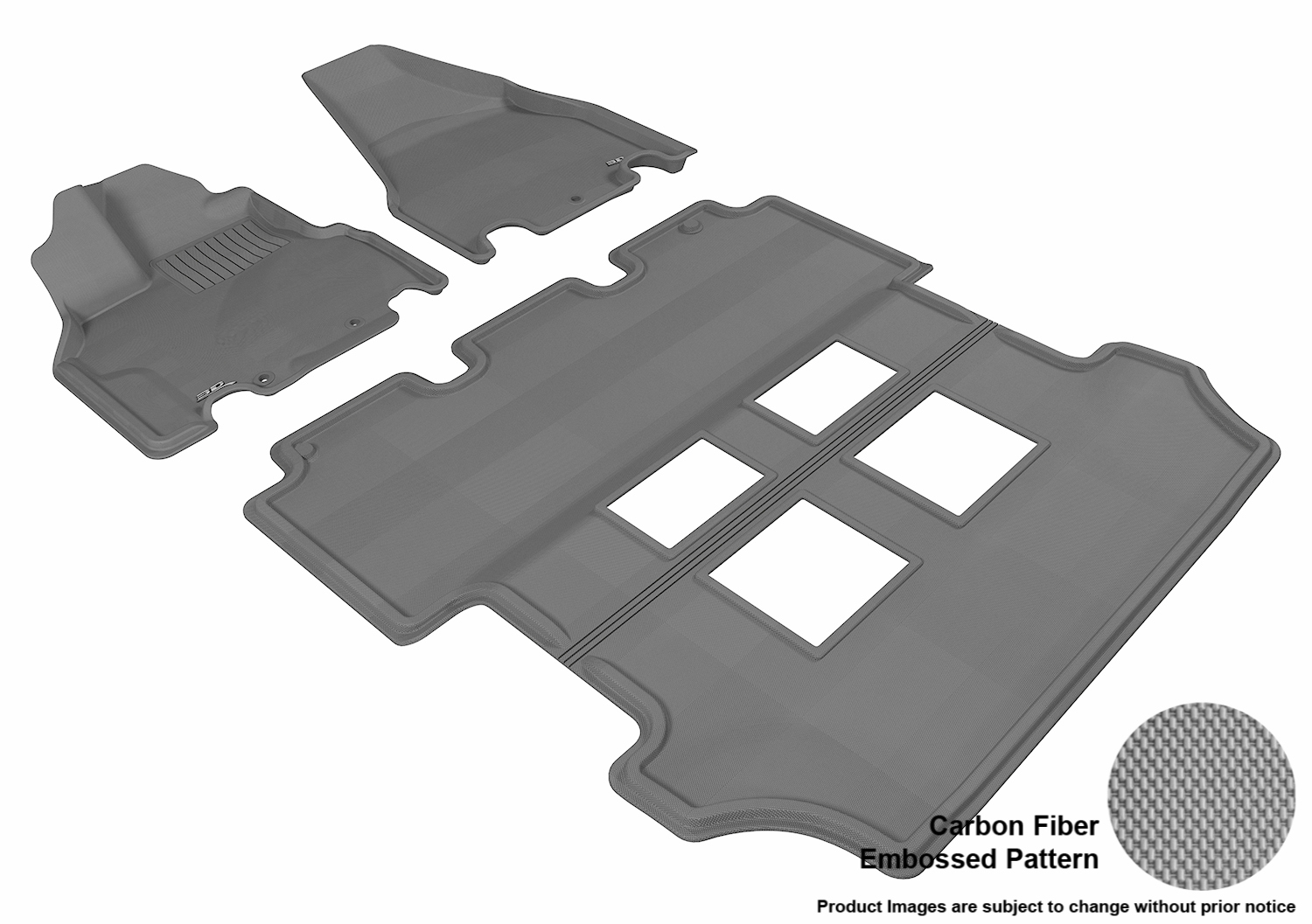 3D MAXpider 20112016 Honda Odyssey EX Front & Second Row Set All
