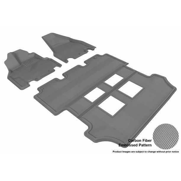 3D MAXpider 20112016 Honda Odyssey EX Front & Second Row Set All