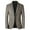 Yellow, variant on Lisingtool Clearance Mens Tops Mens Suits Mens Autumn and Winter Trend Plaid Brushed Suit Collar Single Two Button Slim Round Hem Pocket Small Suit Casual Jacket M-4XL Clearance sale