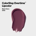 thumbnail image 3 of Revlon ColorStay Overtime Longwearing Gloss Lipstick with Vitamin E, 500 Limitless Black Cherry, 0.07 fl oz, 3 of 8