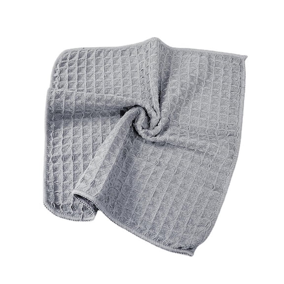 Pitycbo Microfiber Cleaning Cloth Car Wash Cloth Multifunctional Dishcloth Washcloth for Gray 30 cm
