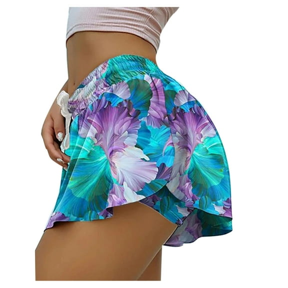 VUPSGEZ Women's Skort Lightweight Skirt For Running Tennis Golf Workout Sports Skirt (Purple,M)