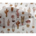 thumbnail image 5 of oneOone Viscose Chiffon Orange Fabric Cactus Sewing Material Print Fabric By The Yard 42 Inch Wide, 5 of 5