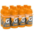 thumbnail image 2 of Gatorade Thirst Quencher, Orange Sports Drinks, 20 fl oz, 8 Count Bottles, 2 of 10