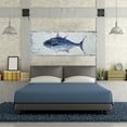 thumbnail image 6 of Yihui Handpaint Tuna Canvas Wall Arts for Living Room Bedroom Bathroom Decor, 6 of 6