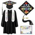 thumbnail image 1 of Klonfd Shiny Kindergarten And Preschool Graduation Gowns Caps And Tassels (Class Of 2026) — Children's Academic Kindergarten Elementary School And Performance, 1 of 5