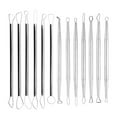 thumbnail image 1 of Polymer Clay Tools Pottery Ceramic Sculpting Tools Carving Ribbon Wire End Loop Clay Tools Set,6*Stainless Steel Polymer Clay Tools 7*aluminum Polymer Clay Tools,silver, 1 of 8