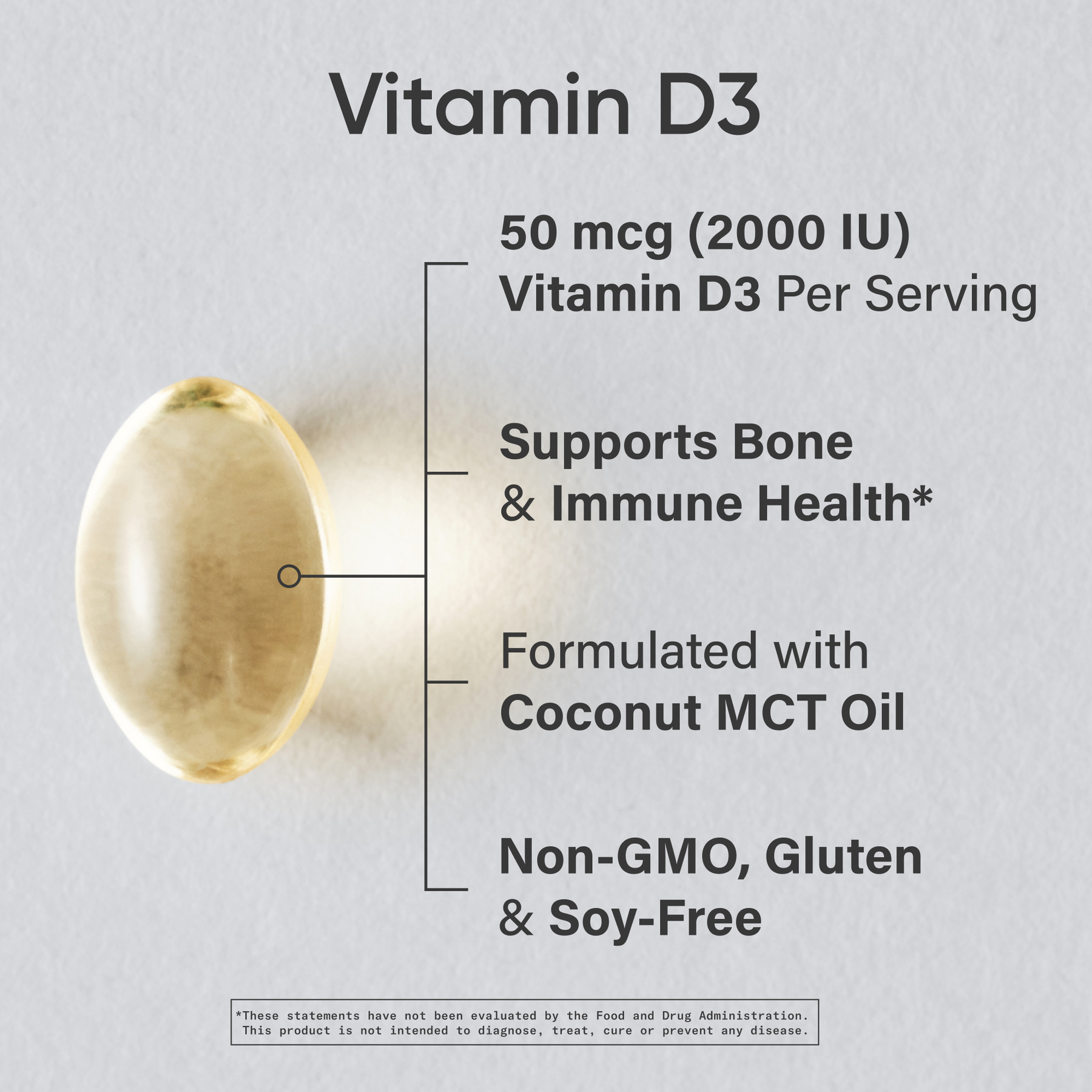 Sports Research® Vitamin D3 2000 IU with Coconut MCT Oil - High Potency Supplement (360 Softgels)