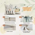 thumbnail image 3 of Fall Pillow Covers 18x18 Set of 4 Watercolor Pumpkin Farmhouse Decorations Throw Cushion Case for Autumn Thanksgiving Home Decorative Pillows, 3 of 6