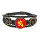 thumbnail image 1 of Felicitaciones por la fortuna. Pulsera marina tejida en cuero, 1 of 4