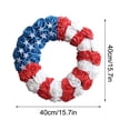 thumbnail image 3 of Guirnaldas del Día de la Independencia de EE. UU. Corona roja, blanca y azul con estrella de cinco puntas, accesorios para disfraces festivos, decoración, corona del Día de la Independencia, 3 of 8