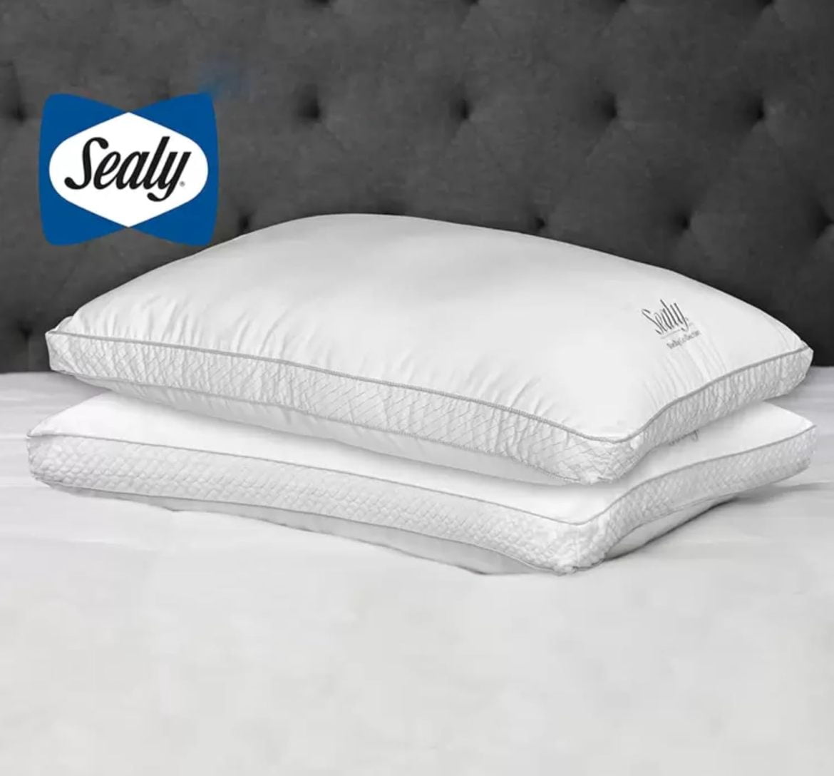 ZYSP Sterling Collection Down Alternative Pillows 400 Thread Queen - 2 Pack