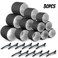 thumbnail image 1 of Typpkmm 30 Unids/Set Kit De Peinado Sin Calor Rodillos AutosujecióN Con 18 Uds Rodillos Para El Cabello Y 12 Uds Clips Para Peinar El Cabello Diy, 1 of 7