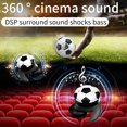 thumbnail image 4 of 5.1 Bluetooth Audífonos inalámbricos Audífonos de fútbol Audífonos esféricos Audífonos LED Pantalla Abanopi Audífonos, 4 of 6