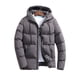 thumbnail image 1 of Chaqueta con capucha y cremallera completa para hombre, ropa de invierno para exteriores, abrigos cálidos de manga larga con bolsillos, 1 of 2