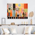 thumbnail image 1 of Designart art Mural Abstrait Mi-Siècle, art Mural Mi-Siècle, Textiles Vintage art Mural Mi-Siècle, art Mural sur Toile Moderne Extra Grand, 44x34 Pouces, 1 of 5