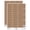 Brown, variant on Do Not Bend Double Line Border Sticker Set - Light Pink - Gloss Finish - 2.00" Large