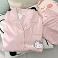 thumbnail image 1 of Pijama Kawaii Sanrio Hello Kitty Pachacco Kt Cat para mujer, conjunto de ropa para el hogar de manga larga para estudiantes, nuevo, 1 of 3