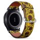 thumbnail image 2 of Compatible con Samsung Gear S3 Frontier/Classic - Correa de reloj de piel con pasadores de liberación rápida (tela de girasol), 2 of 2