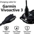 thumbnail image 4 of GFDYREE Compatible with Garmin Vivoactive 3 Vivoactive 4 4S Charger USB Data Replacement Fast Charging Cable for Vivoactive 3 Smartwatch, 4 of 7
