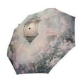 thumbnail image 2 of YAZAOO One-Touch Auto Open Close Rain Umbrella With Creative Lantern in Floral Garden Pattern, 2 of 7