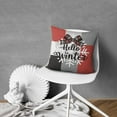 thumbnail image 5 of Funny Christmas Santa Claus Winter Snowflake Throw Pillow Case Beautiful Square Cushion Covers Set of 2 Vintage Pillow Cover for Room Home Patio Bedroom Livingroom, 5 of 7