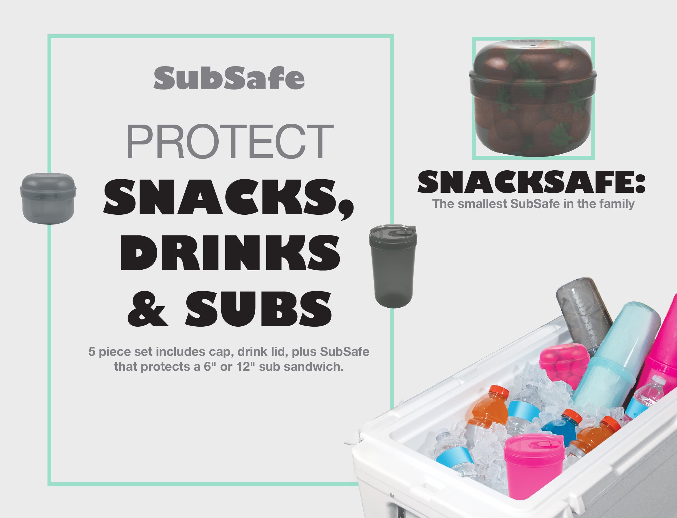 Seafoam SubSafe  SubSafe Sandwich Container Store