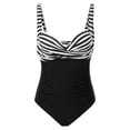 thumbnail image 6 of Kcolen Bathing Suits Women Tummy Control Push Up Training Sport Swim Suits Floral Printed Bathing Suits Fashion Beach Vacation Swimwear for Women, 6 of 8