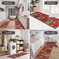 thumbnail image 5 of Red Christmas Tree Pattern Kitchen Rugs Sets Of 3,Kitchen Runner Rugs Non Skid Washable,Decorative Kitchen Floor Mats for Kitchen,Sink,Laundry,17"x30"+ 17"x47" + 17"x59", 5 of 6