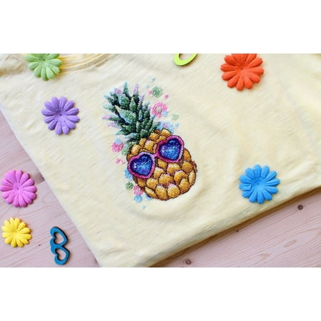UPC: 4627167301427 | Counted Cross-Stitch Kit Sunny Pineapple SV-533 Needlework By MP Studia Brown