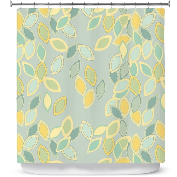 Shower Curtains 70" x 73" from DiaNoche Designs by Olive Smith - Feuiles II