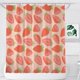 thumbnail image 1 of Cortina de ducha con diseño de fresas de KOMIKU, color rosa, moderna y minimalista, para el baño, decoración de bañera, cortina de ducha con diseño de fresas, de secado rápido, lavable, tela de, 1 of 6