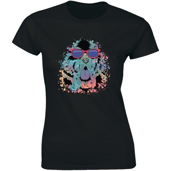 Funny Dog Tongue Out - Pro Paint Artist Women's Gift T-Shirt