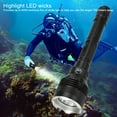 thumbnail image 4 of Diving Flashlight, 8000LM LED Diving Flashlight With Lanyard For Underwater Photography, 4 of 8