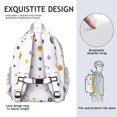 thumbnail image 3 of Baseball Toddler Backpack Spacious Adjustable Shoulder Straps Chest Buckle Durable Backpack For Student, 3 of 5