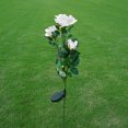 thumbnail image 1 of Lámpara De Piso Luz LED Solar Rose Flower Lawn Stake Lamps Yard Art Garden Decor Blanco Likrtyny Para estrenar, 1 of 7