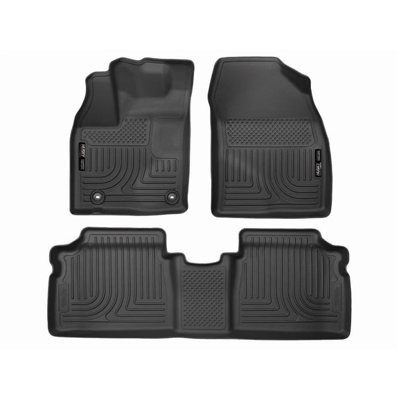 Husky Liners 99511 Weatherbeater Floor Mats Fit 2015 Toyota Prius (One, Two, Three, Four, Five, Persona Series) - Front/2nd Seat - Black