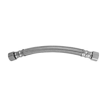 Plumb Pak 3/4 in. FIP in. X 3/4 in. D FIP 24 in. Stainless Steel Water Heater Supply Connector