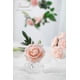 thumbnail image 5 of Flores artificiales, 25 piezas, rosas falsas de espuma de marfil de aspecto real con tallos para ramos de boda, centros de mesa de despedida de soltera, decoraciones de mesas de fiesta, 5 of 7