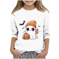 thumbnail image 2 of Zorckvet Girls' Polyester Crew Neck T-Shirts for Little Kids, 2 of 6