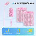 thumbnail image 6 of Heavy Duty Duster Refills, 30 pcs with Handle & Extendable Handle*1 , Multisurface 360° Dusters with 4X Microfibers(Pink), 6 of 8