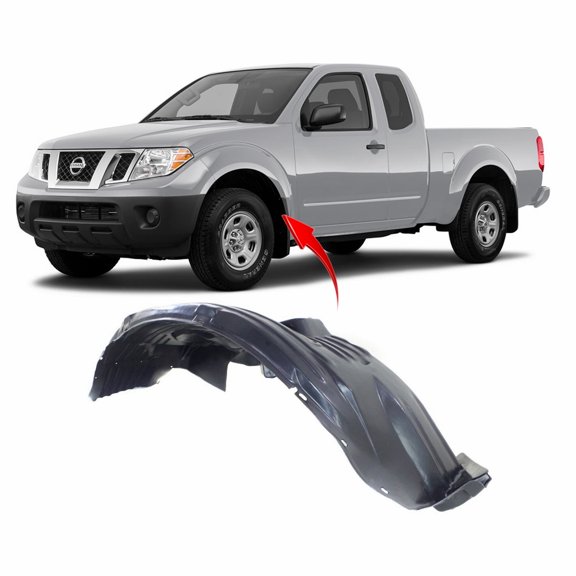 DCP Front Left Driver Side Fender Liner For 2005-2021 Nissan Frontier NI1250128