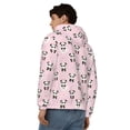 thumbnail image 4 of Kdxio Cute Kawaii Panda Print Men Hoodies Casual Hoodies for Men with Zip Pockets Full Zip Long Sleeve Sweatshirt Sports Hooded Jacket-Small, 4 of 5