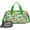 Green Dinosaurs Ponds, variant on Women Men Gym Bag,Green Dinosaurs Pattern Small Duffle Bag Spend the Night Bags for Women with Shoes Compartment Washbag,Detachable Shoulder Strap,19.7x8.3x11 Inches