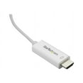 thumbnail image 2 of StarTech.com 2m / 6 ft USB C to HDMI Cable - Computer Monitor Cable - 4K at 60 Hz - White, 2 of 3