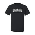 thumbnail image 2 of Wild Bobby, Outnumbered Dad with Girls Gift, Father's Day, Men Graphic Tee, Black, Small, 2 of 3